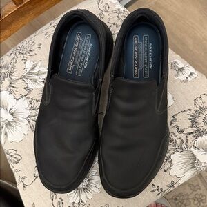 Skechers Men's Black Slip-On Loafers